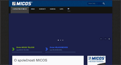Desktop Screenshot of micos.cz